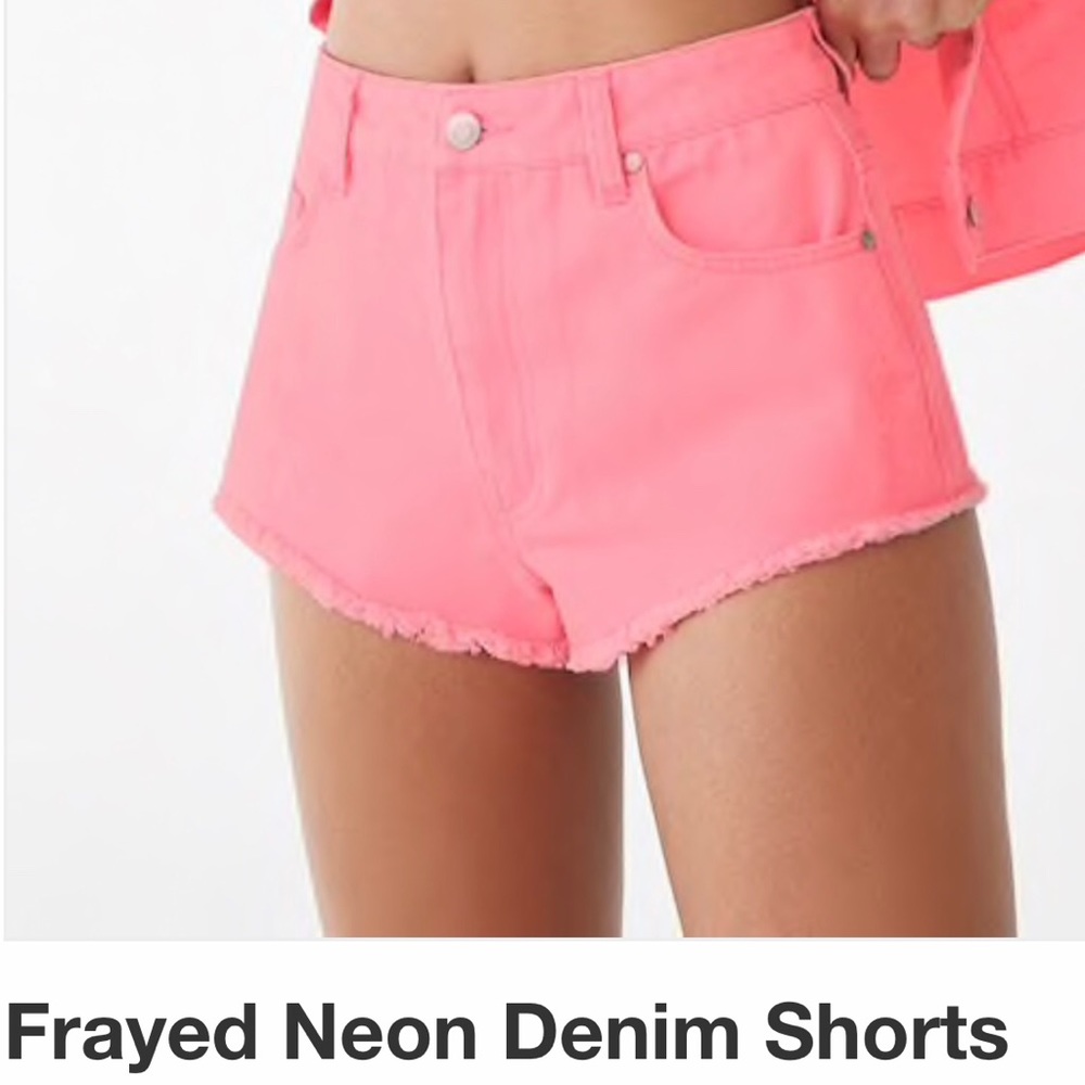 NWT Neon Pink Short Shorts!!!
